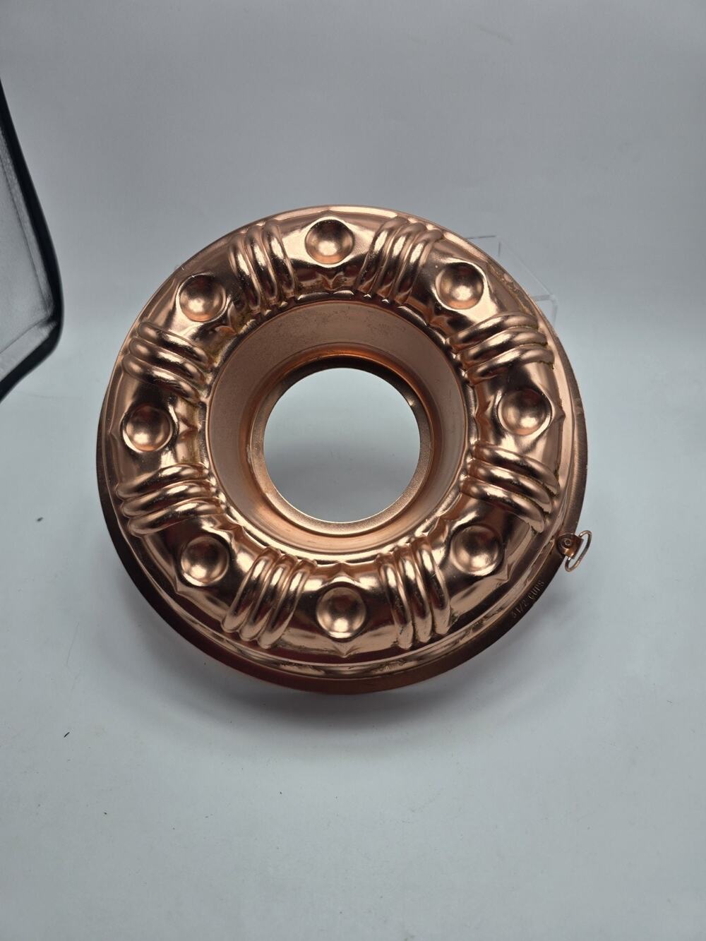 Vintage Copper Jello/Ice/Cake Mold round ~Wall Hanging Kitchen Decor
